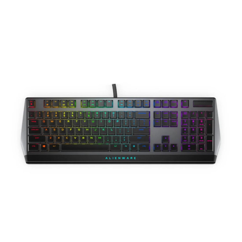 Alienware AW510K RGB Wired Mechanical Gaming Keyboard - Black & Grey - كييبورد